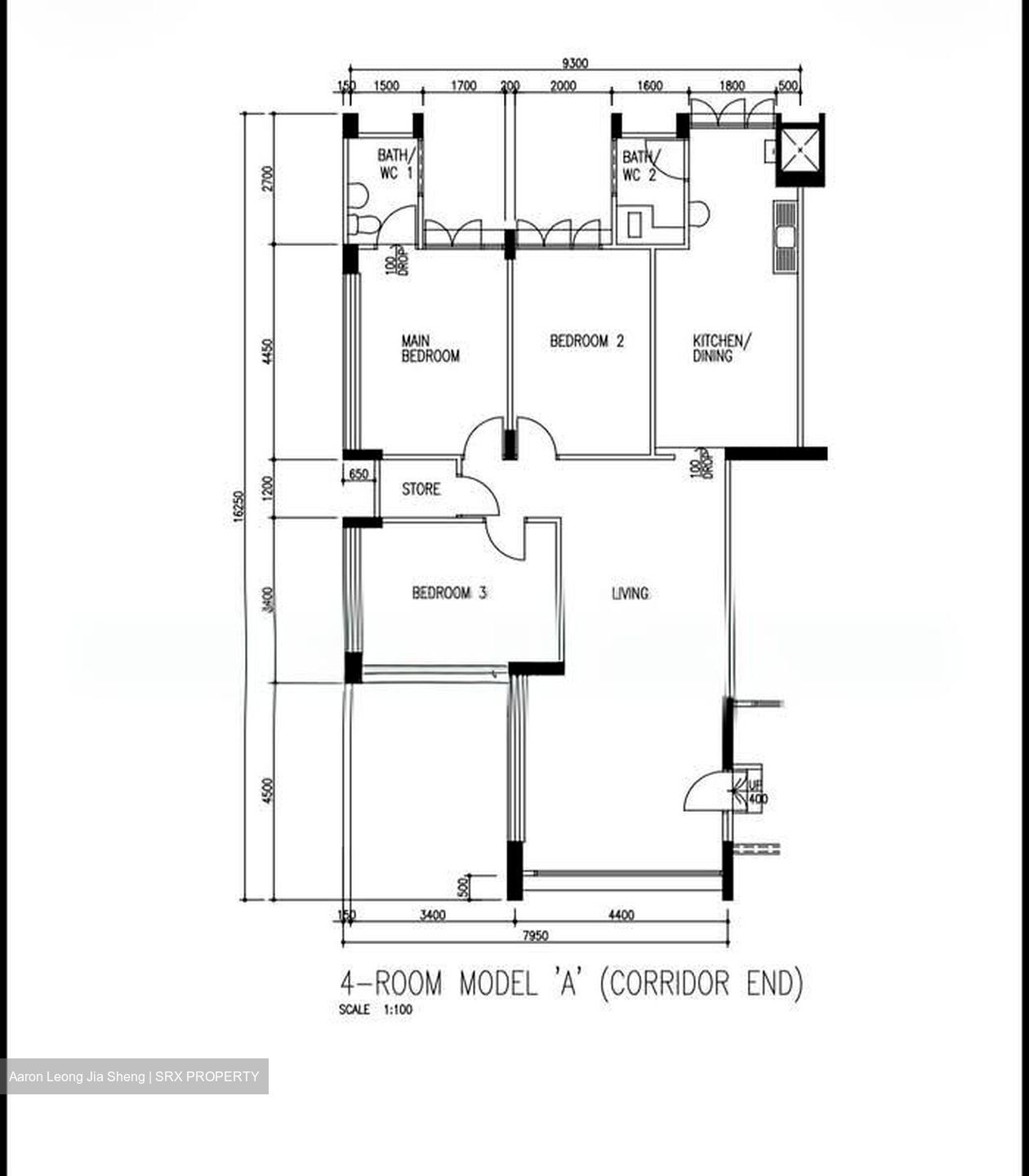 Blk 315 New Upper Changi Road (Bedok), HDB 4 Rooms #561811341